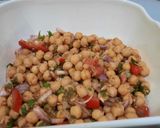 A picture of step 4 of Chana chat.