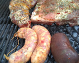 Foto del paso 4 de la receta: Asado a la parrilla de pecho y colita especiadas