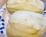 A picture of step 2 of Eggplant with Cashews.