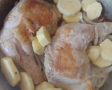 Foto del paso 3 de la receta: Pollo a la mostaza con papas en sartén