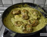 A picture of step 7 of Creamy Palak (Spinach) Mushroom Recipe.