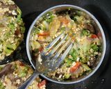 Foto del paso 3 de la receta: 🍔🥦🍄Medallones de brócoli, champiñón y avena - Hamburguesas vegetales🍄🥦🍔