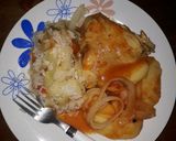 Foto del paso 2 de la receta: Guiso de pollo con arroz arrepollado..