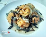 Foto langkah ke 7 dari resep Tahu Bulat Sayur Siram Saus Jamur.