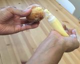 A picture of step 4 of BOMBOLINI (Italian Donuts with Vanilla Pastry Cream)🇮🇹.