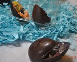 A picture of step 12 of Geode Chocolate Eggs.