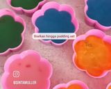 Foto langkah ke 4 dari resep Rainbow bread Pudding.