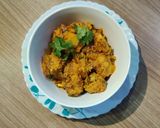 A picture of step 10 of MASALA ARBI with COCONUT MILK.