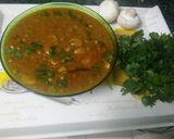 A picture of step 14 of Green Pea and Mushroom ki Sabji.