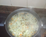 Foto del paso 1 de la receta: Menú: Sopa con zanahoria y puerro y hamburguesa de ternera