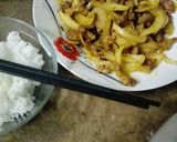 Hình bước làm 2 của món Heo xào cary