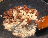 A picture of step 3 of Chinese celery w/ Tofu.
