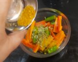 A picture of step 2 of Instant Chilli And Carrots Pickle.