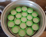 Foto langkah ke 3 dari resep Talam Pandan Gula Kelapa Fiber Creme.