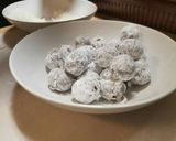 A picture of step 16 of Josiah's Magic Chocolate Coconut Rum Balls.