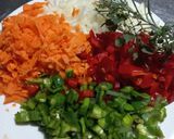 Foto del paso 3 de la receta: Tarta casera de verduras y pollo 🍗🫑🥕🌶️😋