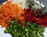Foto del paso 3 de la receta: Tarta casera de verduras y pollo 🍗🫑🥕🌶️😋