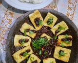A picture of step 4 of Fried Tofu with Peanut and Kecap Sambal (Indonesian Tahu Bumbu).