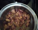 A picture of step 2 of Spinach and chicken liver salad.