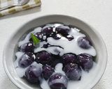 Foto langkah ke 7 dari resep Kolak Biji Salak (Candil Ubi Ungu).