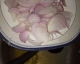 A picture of step 1 of Nawabi biryani.
