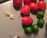 A picture of step 2 of Tomatillo salsa.
