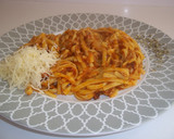 Foto del paso 7 de la receta: Espaguetis a la boloñesa y finas hierbas