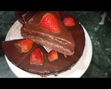 صورة لخطوة 11 من وصفة كيك بحشوه موس الشوكولاته