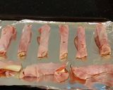 A picture of step 8 of Ham / Pepperoni and Cheese Stick Melts.