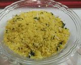 A picture of step 5 of Sev khamani....(Amiri khaman)Gujrat special.