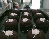 Foto langkah ke 6 dari resep Brownies Kukus Keju Lumer.