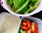 Hình bước làm 1 của món Salad tôm