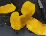 Foto del paso 2 de la receta: Cubos de pollo con Salsa Cremosa de Calabaza Asada, Mango, Lima y Yakiniku