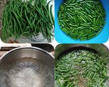 A picture of step 1 of French Beans Dry Subji (Unique And Piquant).