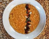 A picture of step 7 of Risotto with Pumpkin and Marjoram.