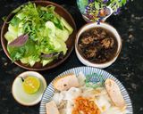 A picture of step 8 of Quick Bánh Cuốn Using Rice Paper Wrappers with Authentic Hải Phòng Dipping Sauce.