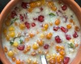 A picture of step 2 of Mix Vegetable pulav and pomegranate Raita.