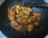 A picture of step 3 of Chicken manchurian.