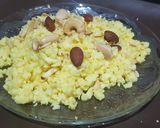 A picture of step 3 of Anday ka halwa#wintertreat.