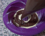 Foto del paso 6 de la receta: Bizcocho marmolado de naranja y chocolate - sin azúcar 🍊🍫👌