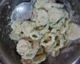 A picture of step 1 of Karela Chips.
