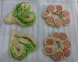 Hình bước làm 5 của món Bánh mì ngọt nhân sữa dừa