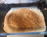 Une image de l'étape 2 de Riz moulé façon gâteau à la rhubarbe,épices et piment d espelette.
