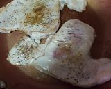 Foto del paso 7 de la receta: Filete de pavo acompañado con quinua graneado y verduras