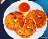 A picture of step 4 of Healthy tasty unique jowar flour and Sattu flour vegetable paratha.
