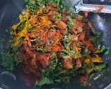 A picture of step 3 of Suva Palak nu shak (Spinach & dill vegetable).