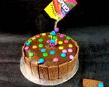 Biscuit chocolate gems cake recipe step 6 photo