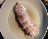 Spenótos krémsajttal és prosciuttoval töltött szűzérmék recept fázis 6 fotója