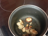 Sopa de setas y garbanzos