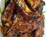 A picture of step 7 of My Pork Loin Ribs cooked in Sweet Baby Rays BBQ Sauce.